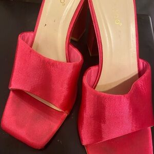Size 9 Heels Fushia 👠 3 Inches Heel